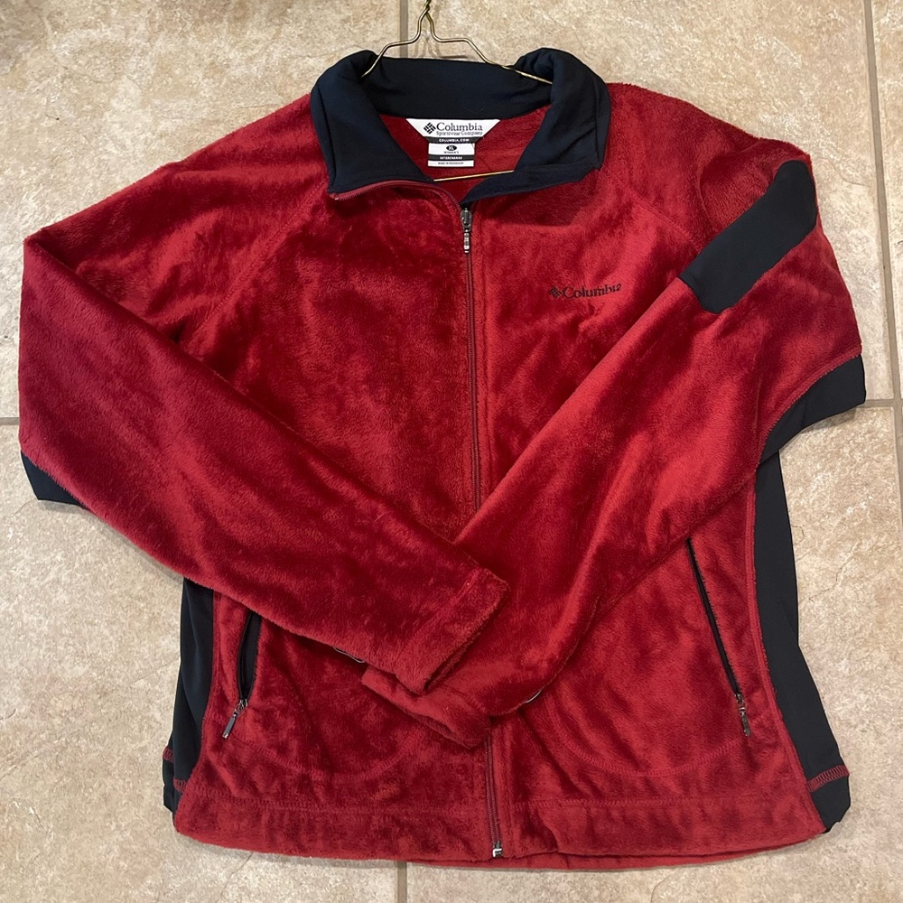 Columbia Full Zip Fuzzy Jacket